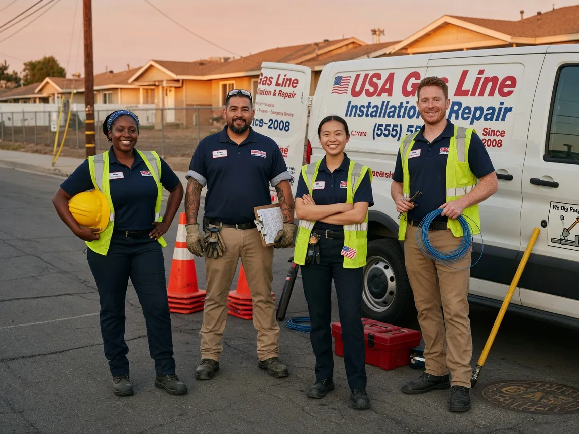 Gas Line Installation company in House, NM